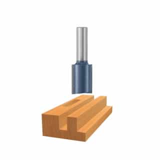 1-in x 1-1/4-in Straight Bit, Carbide Tipped, 2-Flute