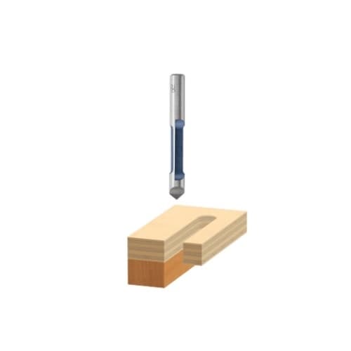 Bosch 3/8-in x 1-in Straight Bit, Carbide Tipped, Pilot Panel