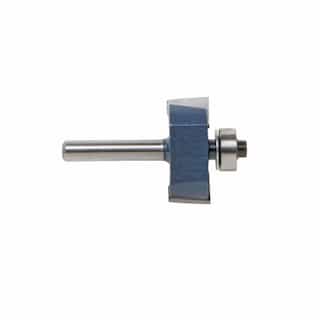 1/2-in x 1/2-in Rabbeting Router Bit, Carbide Tipped, 1-Flute, 1/4-Dia