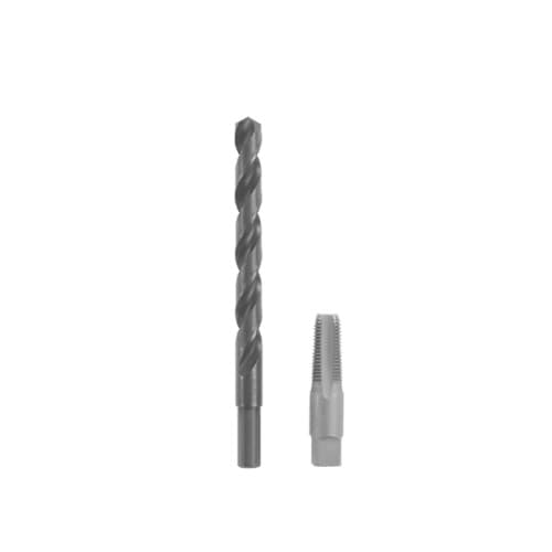 1/4-18 Thread Plug Tap and 7/16-in Drill Bit Combo Set 