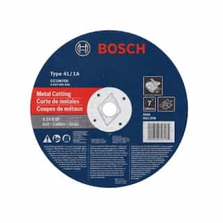 Bosch 7-in Abrasive Wheel, Metal Cutting, Type 1A, 24 Grit