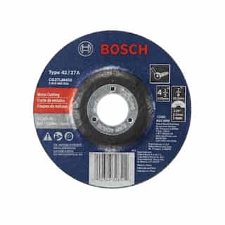 Bosch 4-1/2-in Abrasive Wheel, Metal Cutting, Type 27, 30 Grit