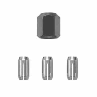 1/8-in to 1/4-in Collet and Nut Kit