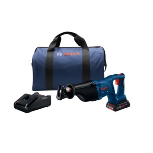 Bosch 1-1/8-in D-Handle Reciprocating Saw w/ Battery, 18V