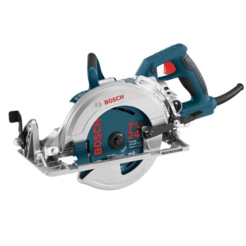 7-1/4-in Blade Left Worm Drive Circular Saw, 15A, 120V