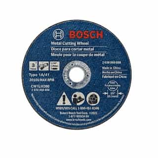 Bosch 3-in Abrasive Wheel, Metal Cutting, Type 1A, 46 Grit
