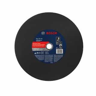 Bosch 14-in Abrasive Wheel, Metal Stud/Stainless Cutting, 36 Grit