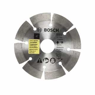 Bosch 4-in Standard Diamond Blade, Segmented Rim, Rough Cut