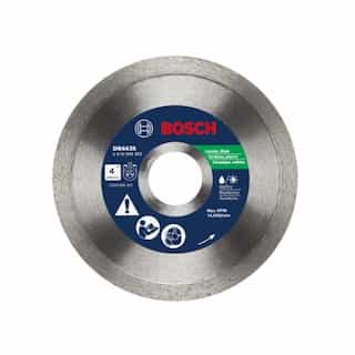 Bosch 4-in Standard Diamond Blade, Continuous Rim, Clean Cut