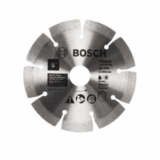 Bosch 5-in Standard Diamond Blade, Segmented Rim, Soft Materials