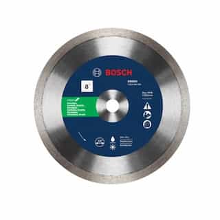 Bosch 8-in Rapido Premium Diamond Blade, Continuous Rim, Porcelain Tile