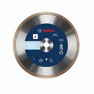 Bosch 8-in Rapido Premium Diamond Blade, Continuous Rim, Glass Tile