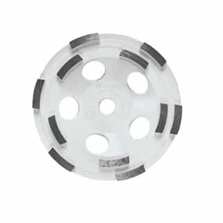 Bosch 5-in Diamond Cup Wheel, Segmented, Double Row