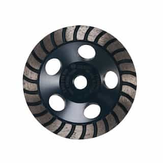 Bosch 5-in Diamond Cup Wheel, Turbo Row