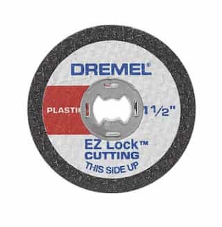 Dremel 1-1/2-in EZ476 EZ Lock Plastic Cut-Off Wheel, Bulk