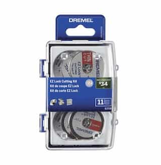 Dremel EZ728-01 EZ Lock Cutting Kit for Rotary Tool, 11 Piece