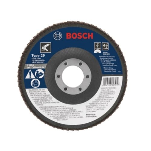 Bosch 4-1/2-in Abrasive Wheel, Finishing/Blending, Type 29, 120 Grit