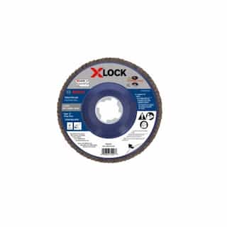 Bosch 5-in X-LOCK Flap Disc, Type 27, 120 Grit