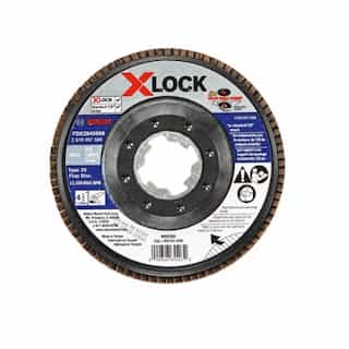 4-1/2-in X-LOCK Flap Disc, Type 29, 80 Grit