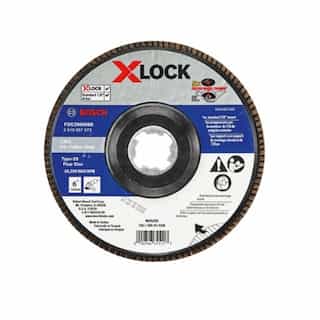 6-in X-LOCK Flap Disc, Type 29, 80 Grit