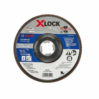 Bosch 6-in X-LOCK Flap Disc, Type 29, 120 Grit