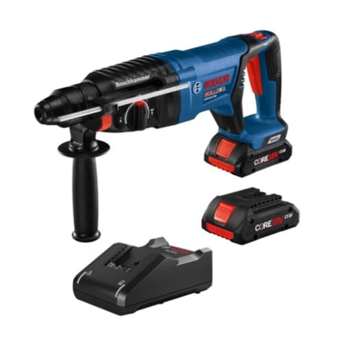1-in SDS-plus D-Handle Rotary Hammer w/ Compact Batteries, 18V
