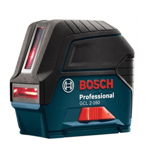 Bosch Self-Leveling Cross-Line Laser w/ Plumb Points, 165-ft Max