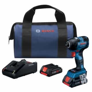 1/4-in Hex Impact Driver w/ Batteries, 18V
