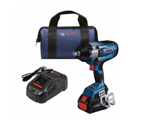 Bosch 1/2-in PROFACTOR Impact Wrench Kit w/ Friction Ring, Connect-Ready