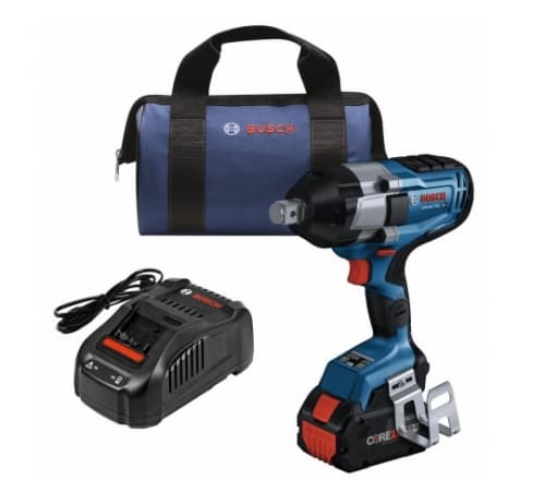Bosch 3/4-in PROFACTOR Impact Wrench Kit, Friction Ring & Thru-Hole, CN-RDY