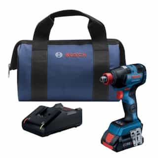1/4-in & 1/2-in Brushless Bit/Socket Impact Driver w/ Compact Battery