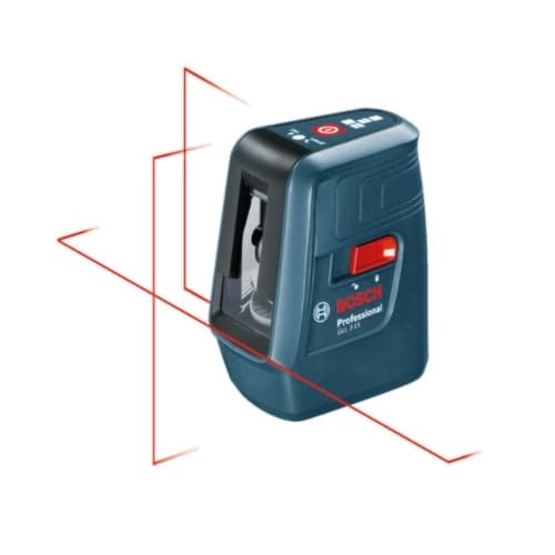 Self-Leveling Three-Line Laser, 50-ft Max