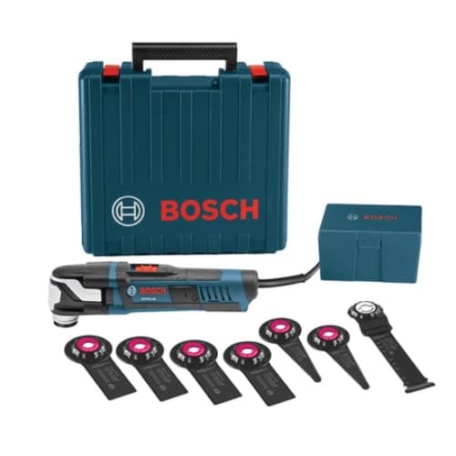 Bosch 8 pc. StarlockPlus Oscillating Multi-Tool w/ Case, 5.5A, 120V