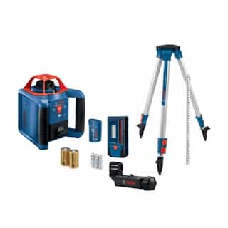 Self-Leveling Rotary Laser Kit, 1,000-ft Max