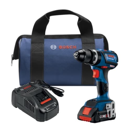 Bosch 1/2-in Compact Tough Hammer Drill/Driver Kit w/ Battery, 18V