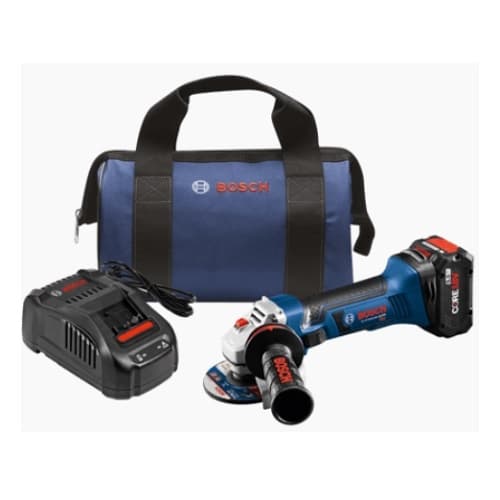 4.5-In Angle Grinder Kit w/ Compact Battery, 18V