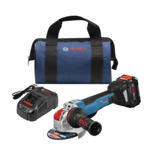 4.5-5-in X-LOCK Angle Grinder w/ No Lock-On Switch & Battery, 18V