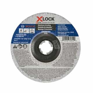 6-in X-LOCK Metal Grinding Wheel, Arbor Type 27, 24 Grit