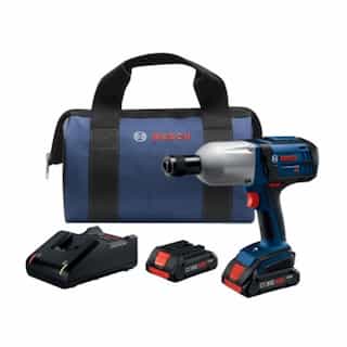 7/16-in High-Torque Impact Wrench w/ Batteries, 18V