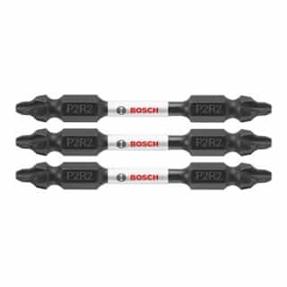 Bosch 2-1/2-in Impact Tough Double-Ended Bits, P2R2, 3 Pack
