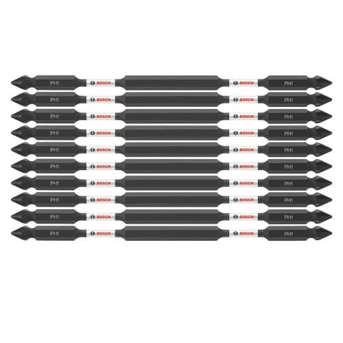 6-in Impact Tough Double-Ended Bits, P1, 10 Pack