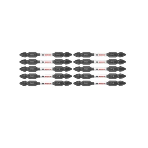 2-1/2-in Impact Tough Double-Ended Bits, P2, 10 Pack