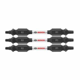 Bosch 2-1/2-in Impact Tough Double-Ended Bit, R1, 3 Pack