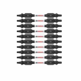 2.5-in Impact Tough Double-Ended Bit, R1, 10 Pack