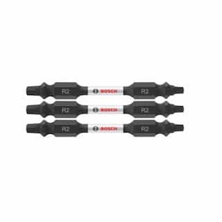 Bosch 2-1/2-in Impact Tough Double-Ended Bit, R2, 3 Pack