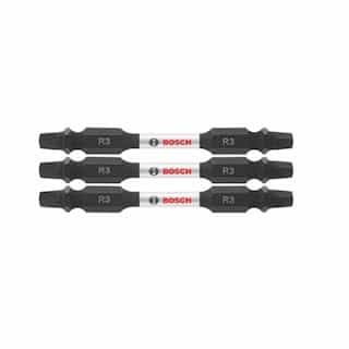Bosch 2-1/2-in Impact Tough Double-Ended Bit, R3, 3 Pack
