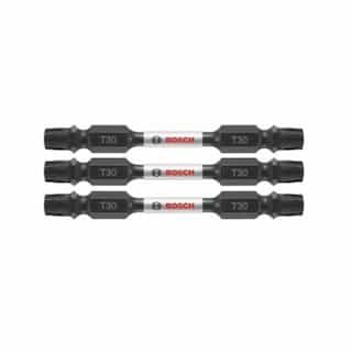 Bosch 2-1/2-in Impact Tough Double-Ended Bit, T30, 3 Pack
