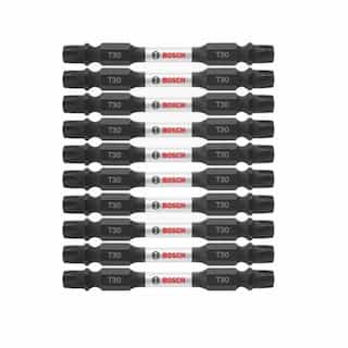 Bosch 2-1/2-in Impact Tough Double-Ended Bit, T30, 10 Pack