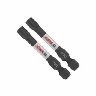 2-in Driven Impact Power Bit, T40, 2 Pack