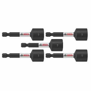 Bosch 1/2-in x 2-9/16-in Impact Tough Nutsetter, 5 Pack
